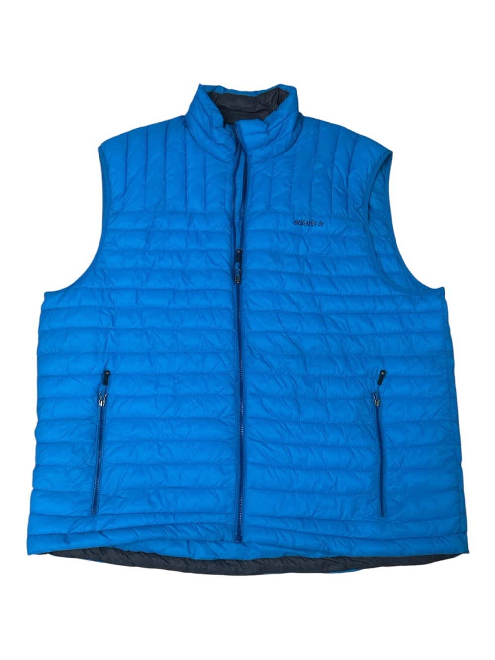 Solaris Men's Lightweight Quilted puffer Vest Bright Blue Size XXL